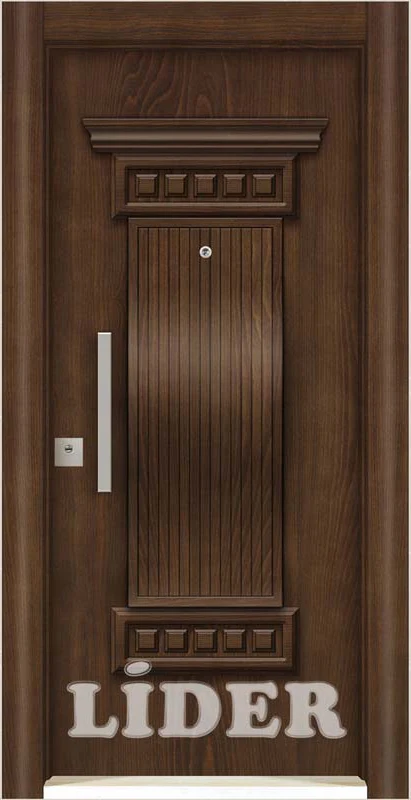 LİDER 004 Doğal Kabartma çelik kapı