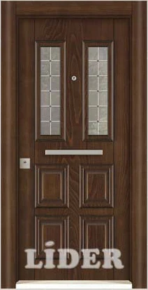 LİDER 006 Doğal Kabartma çelik kapı