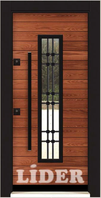 LİDER 1003 Termo Wood çelik kapı