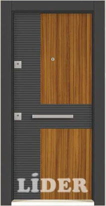 LİDER 111 PVC Kabartma çelik kapı