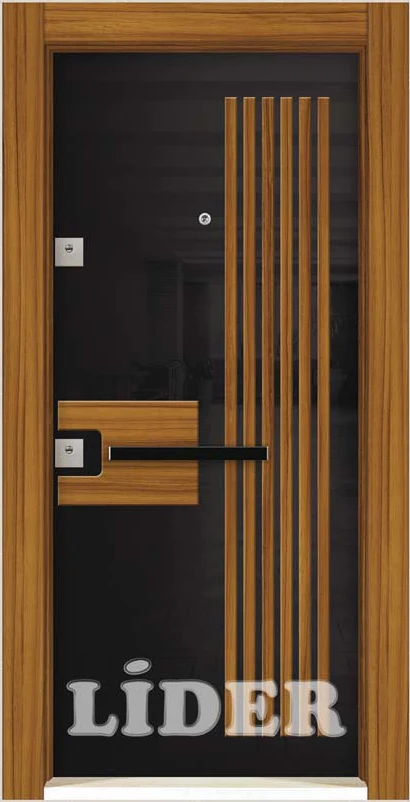 LİDER 116 PVC Kabartma çelik kapı