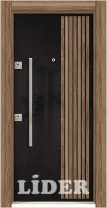 LİDER 117 PVC Kabartma çelik kapı
