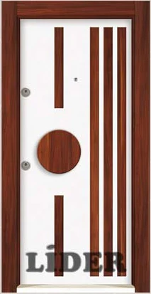 LİDER 119 PVC Kabartma çelik kapı