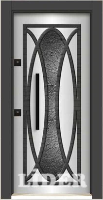 LİDER 1208 3D Metal Panel çelik kapı