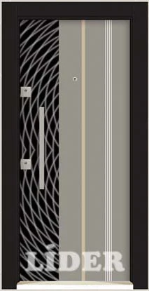 LİDER 1213 3D Metal Panel çelik kapı