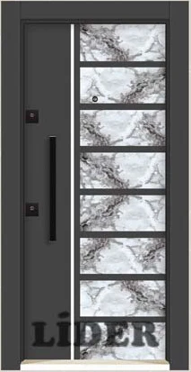 LİDER 1214 3D Metal Panel çelik kapı