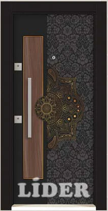 LİDER 1217 3D Metal Panel çelik kapı