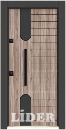 LİDER 1227 3D Metal Panel çelik kapı