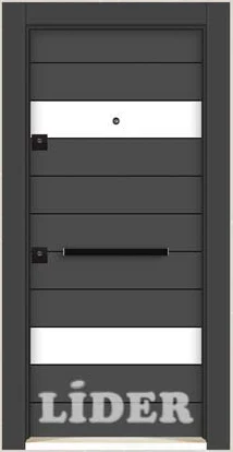 LİDER 1228 3D Metal Panel çelik kapı