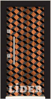 LİDER 1231 3D Metal Panel çelik kapı