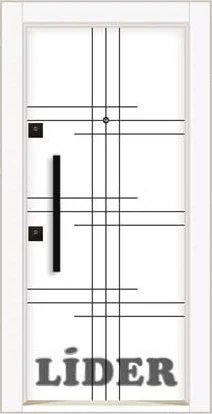 LİDER 1238 3D Metal Panel çelik kapı