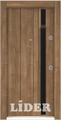 LİDER 124 PVC Kabartma çelik kapı