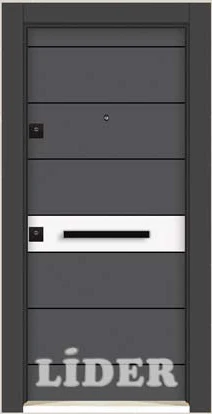LİDER 1242 3D Metal Panel çelik kapı