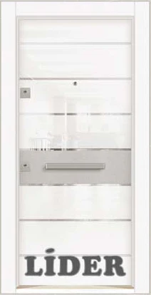 LİDER 137 PVC Kabartma çelik kapı