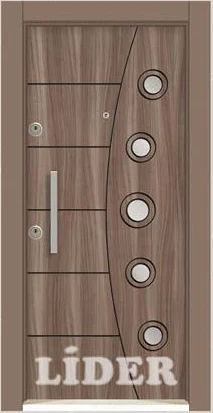 LİDER 811 Kromlu Laminoks çelik kapı