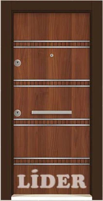 LİDER 812 Kromlu Laminoks çelik kapı