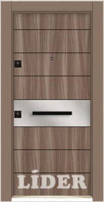 LİDER 816 Kromlu Laminoks çelik kapı
