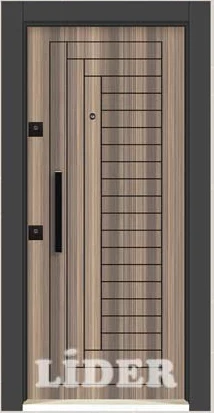 LİDER 909 Rustik Laminoks çelik kapı